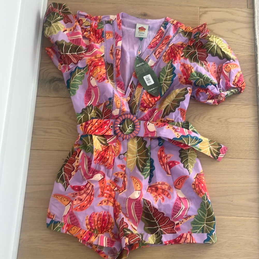 Brand New with Tags Farm Rio Romper